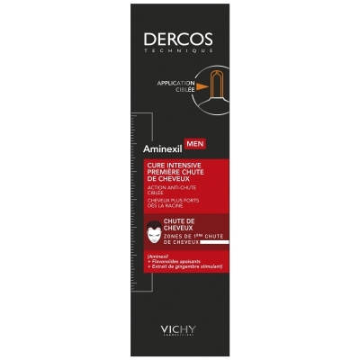 Vichy Dercos Aminexil Men Cure Intensive Première Chute de Cheveux | 36ml