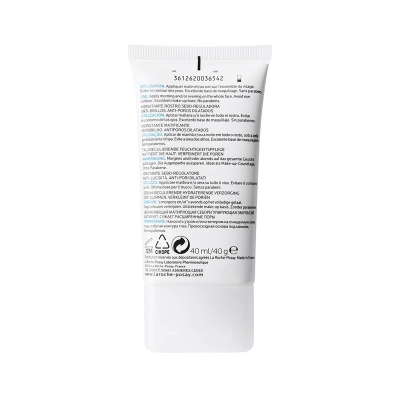 La Roche-Posay Effaclar Mat Hydratant Sébo-Régulateur Peau Grasse et Sensible | 40ml