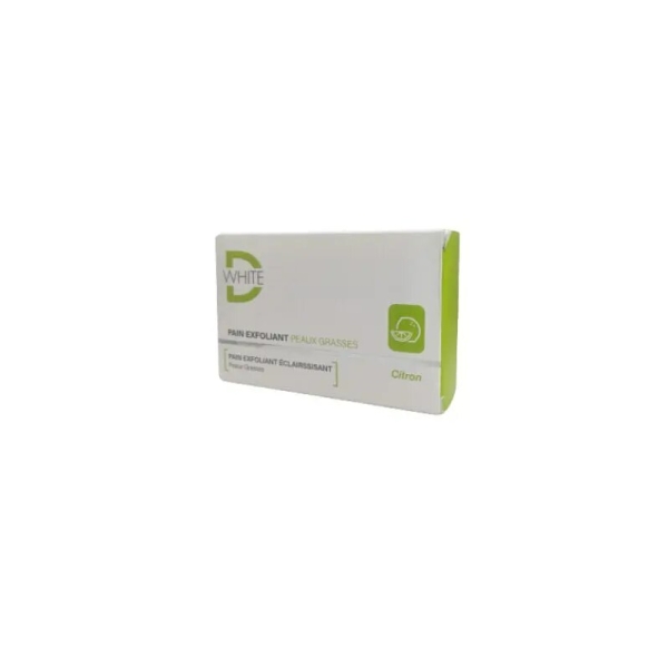 DWHITE pain exfoliant Peaux Grasses Citron 200G
