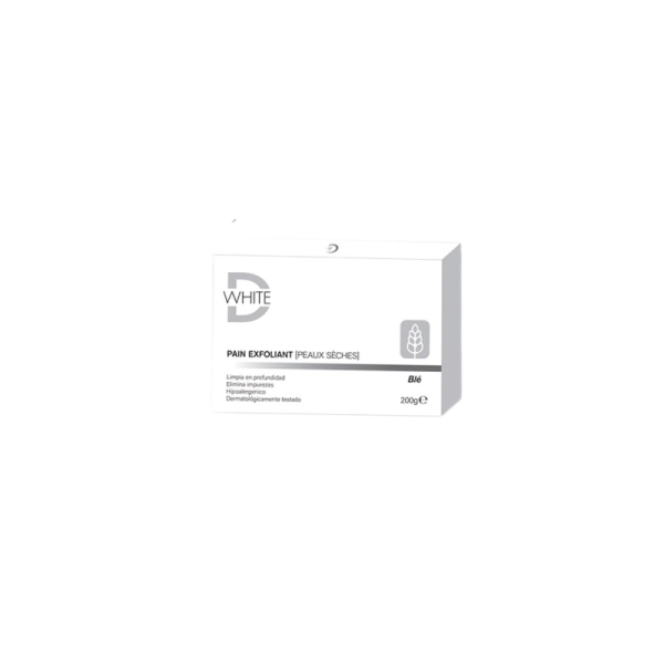 DWHITE pain exfoliant Peaux Sèches Blé 200G