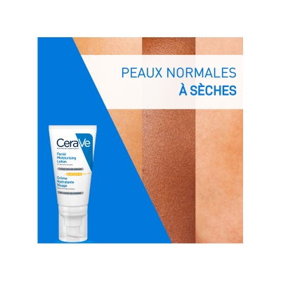 CeraVe Offre crème hydratante visage SPF50 peaux normales à sèches | 52ml