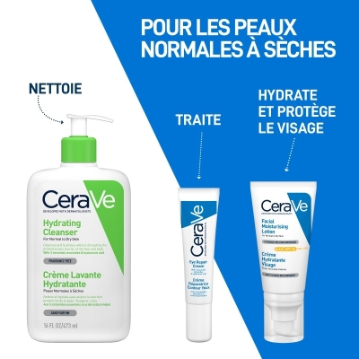 CeraVe Offre crème hydratante visage SPF50 peaux normales à sèches | 52ml