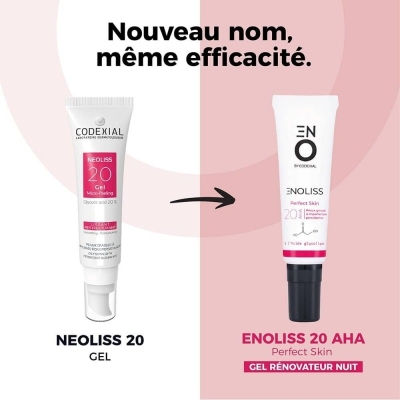 CODEXIAL ENOLISS Perfect Skin 20 AHA gel rénovateur 30 ml