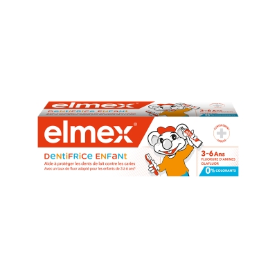 ELMEX dentifrice Enfant 3-6 ans 50 ml