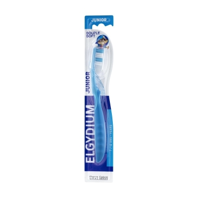 ELGYDIUM JUNIOR 7/12 ans brosse à dents enfant Souple