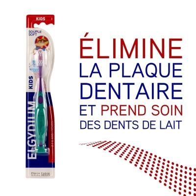 ELGYDIUM KIDS 2/6 ans brosse à dents enfant