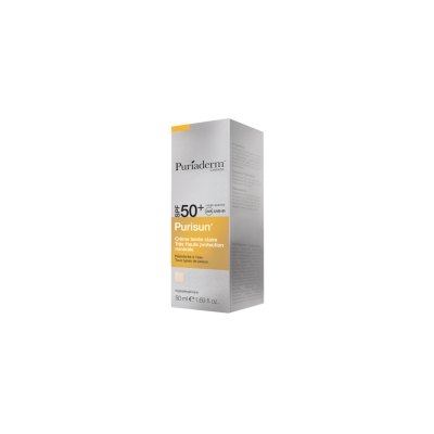 PURIADERM PURISUN crème solaire teintée spf 50+ (50ml)