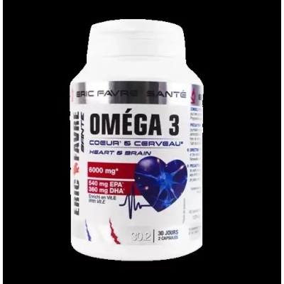 ERIC FAVRE OMECOR oméga 3 | 60 capsules