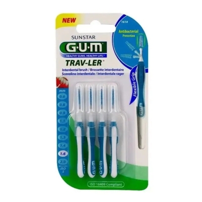 GUM brossettes Trav-ler Coniques 1.6mm 1614