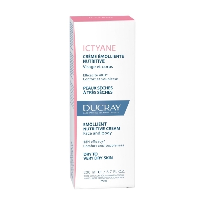 DUCRAY ICTYANE crème émolliente nutritive | 200 ml