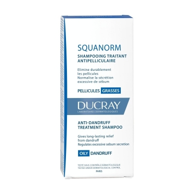 DUCRAY SQUANORM shampooing traitant pellicules grasses | 200 ml