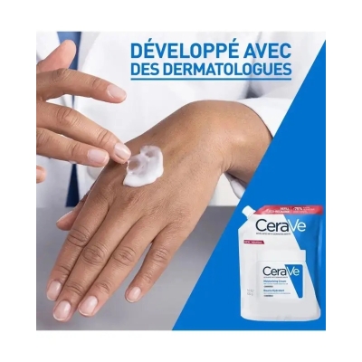 CERAVE BAUME HYDRATANT ECO-RECHARGE VISAGE ET CORPS PEAUX SÈCHES A TRES SECHES 454G