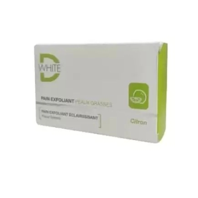 DWHITE pain exfoliant Peaux Grasses Citron | 200G