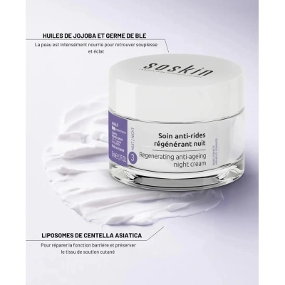 SOSKIN SOIN ANTI RIDES REGENERANT NUIT 50ML