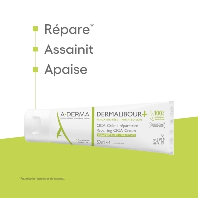 ADERMA DERMALIBOUR+ cica crème réparatrice | 50 ml