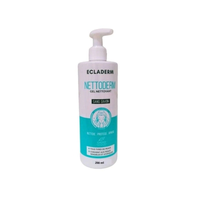ECLADERM NETTODERM GEL NETTOYANT 200 ML