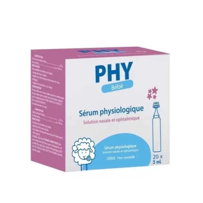 PHY BEBE SERUM PHYSIOLOGIQUE 20*5ML