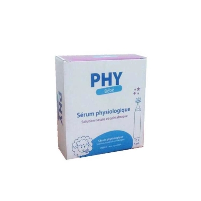 PHY BEBE SERUM PHYSIOLOGIQUE 10*5ML