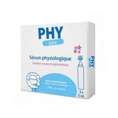 PHY BEBE SERUM PHYSIOLOGIQUE 5*5ML