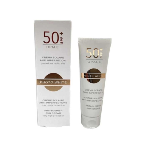 PHOTO WHITE CREME SOLAIRE ANTI IMPERFECTIONS SPF 50+ OPALE