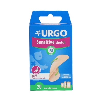 URGO SENSITIVE STRETCH SOFT 20 PANSEMENTS