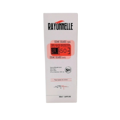 RAYONNELLE CREME SOLAIRE TENTEE SPF50+ 50ML