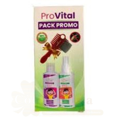 PROVITAL PACK SHAMPOING+LOTION ANTI-POUX ET LENTES