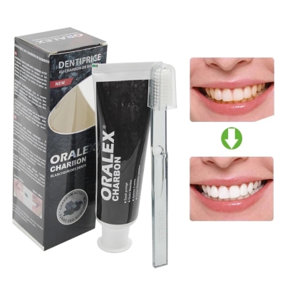 ORALEX CHARBON 150G PACK DENTIFRICE+PRESADENT