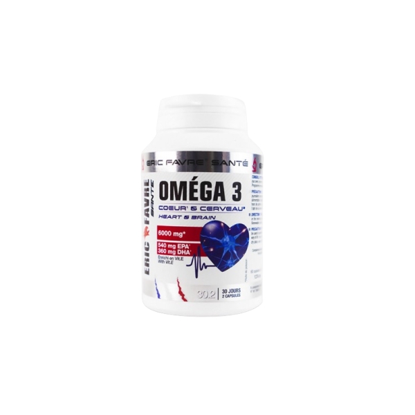 ERIC FAVRE oméga 3 | 60 capsules