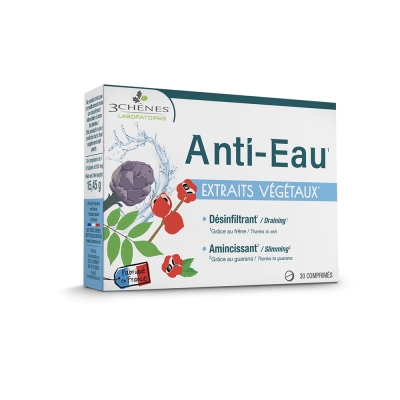 3 CHÊNES ANTI-EAU désinfiltrant et amincissant | 30 comprimés