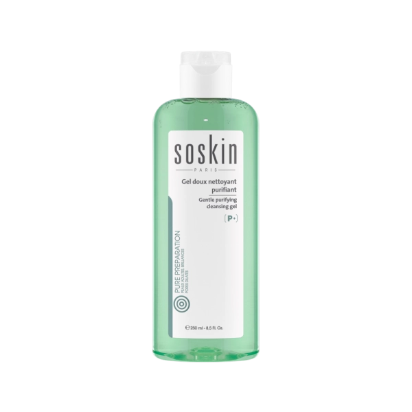 SOSKIN gel nettoyant doux purifiant 250 ml