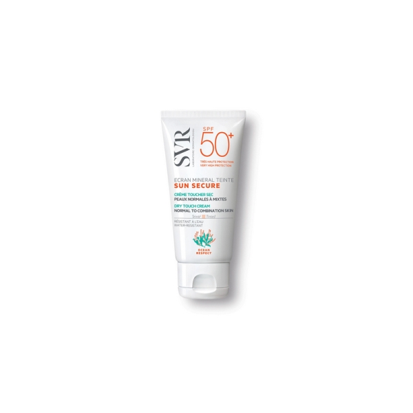 SVR SUN SECURE écran minéral teinté spf50+ peaux normales à mixtes | 50 ml
