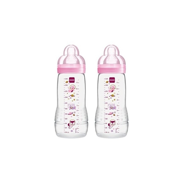 Mam biberon easy active rose 330ml