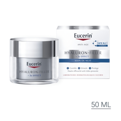 EUCERIN OFFRE HYALURON-FILLER 3x EFFECT Soin de Nuit | 50 ml