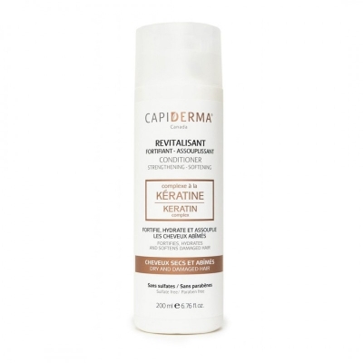 CAPIDERMA Après Shampooing revitalisant assouplissant à la kératine | 200 ml
