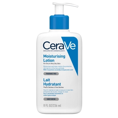 CeraVe Lait Hydratant Léger Peau Sèche à Très Sèche | 236ml