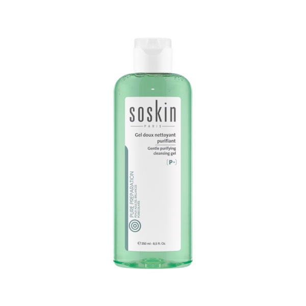 SOSKIN gel nettoyant doux purifiant 500 ml