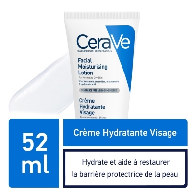 CeraVe Offre Crème Hydratante Visage Peau Normale à Sèche | 52ml