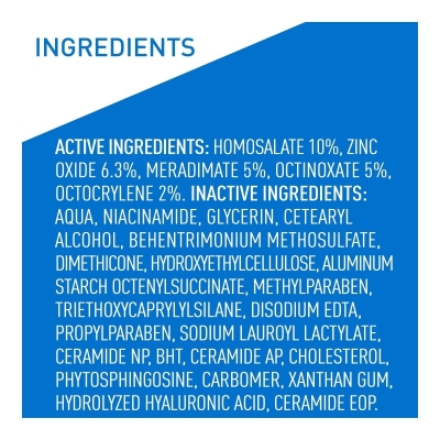 CeraVe Crème Hydratante Visage SPF25 Peau Normale à Sèche | 52ml
